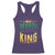 Mardi Gras King Racerback Tank Top Funny Men Carnival Costume Gift TS10 Purple Print Your Wear