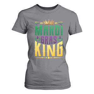 Mardi Gras King T Shirt For Women Funny Men Carnival Costume Gift TS10 Charcoal Print Your Wear