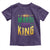 Mardi Gras King Toddler T Shirt Funny Men Carnival Costume Gift TS10 Purple Print Your Wear