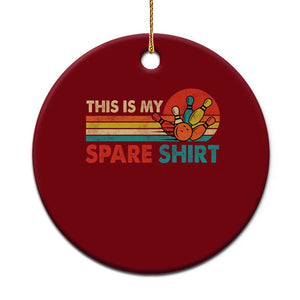 This Is My Spare Bowling Ceramic Ornament Bowler Funny Team TS10 1pc Red Print Your Wear