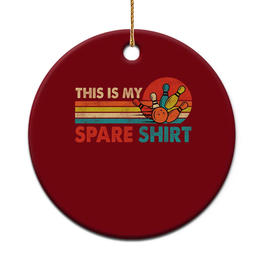 This Is My Spare Bowling Ceramic Ornament Bowler Funny Team TS10 1pc Red Print Your Wear