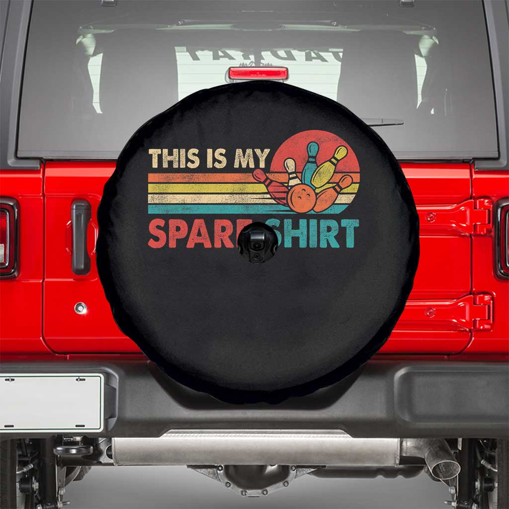 This Is My Spare Bowling Spare Tire Cover Bowler Funny Team TS10 Black Print Your Wear