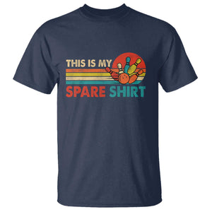 This Is My Spare Bowling T Shirt Bowler Funny Team TS10 Navy Print Your Wear