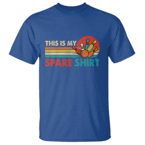 This Is My Spare Bowling T Shirt Bowler Funny Team TS10 Royal Blue Print Your Wear
