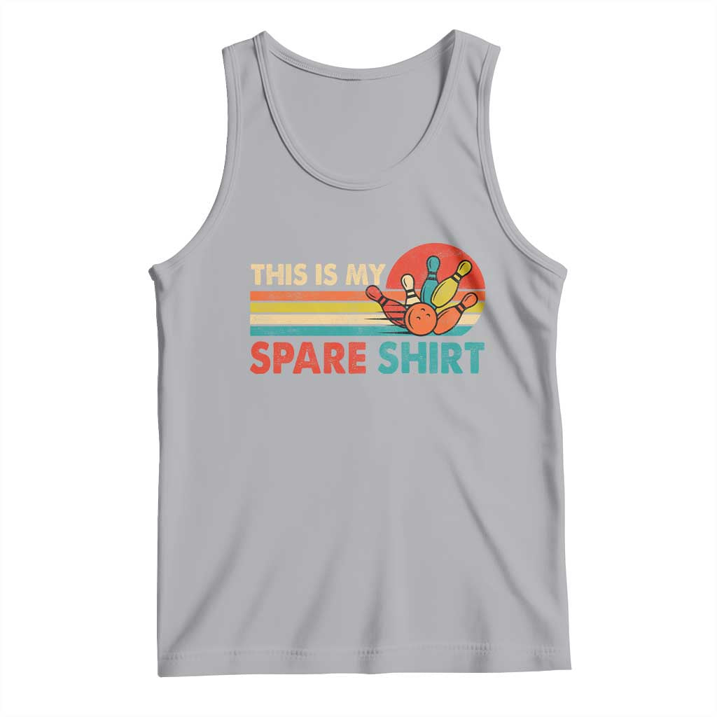 This Is My Spare Bowling Tank Top Bowler Funny Team TS10 Athletic Heather Print Your Wear