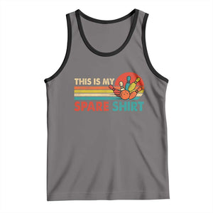This Is My Spare Bowling Tank Top Bowler Funny Team TS10 Deep Heather Black Print Your Wear
