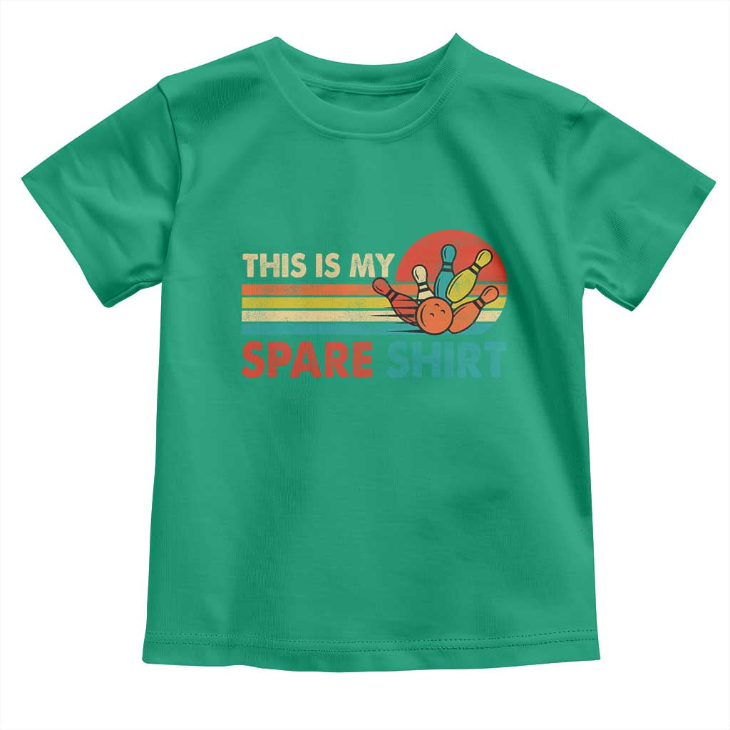This Is My Spare Bowling Toddler T Shirt Bowler Funny Team TS10 Irish Green Print Your Wear