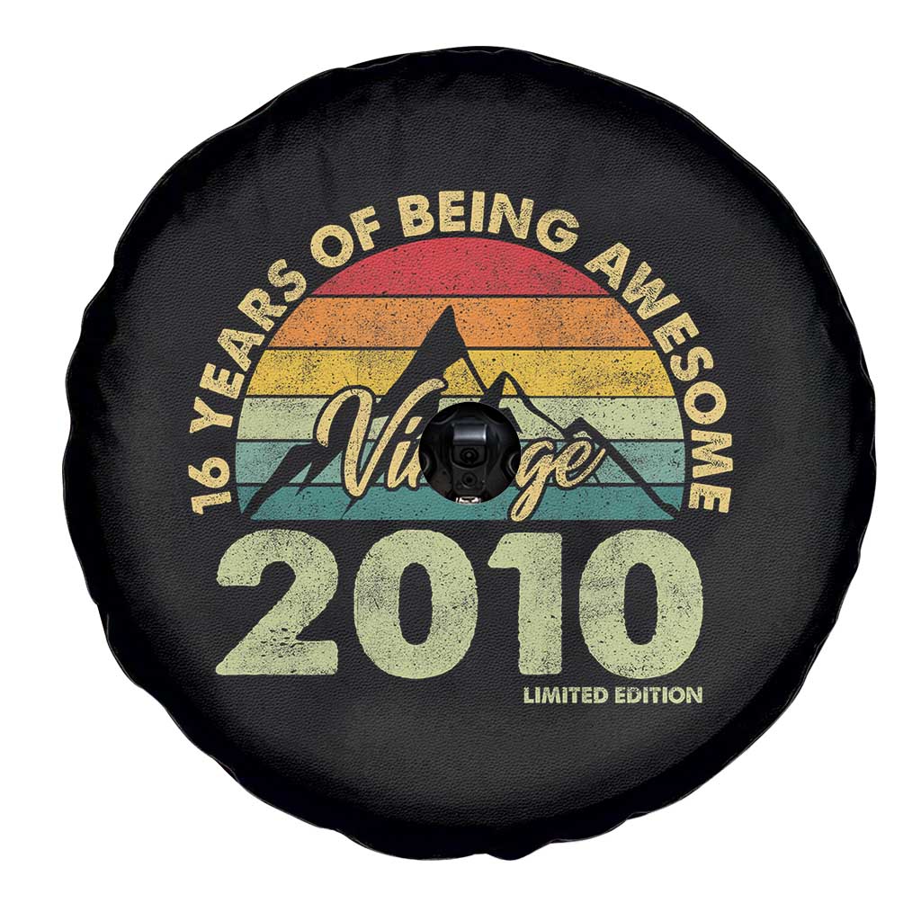 16th Birthday Spare Tire Cover Vintage 2010 Limited Edition 16 Year Old Gift TS10 Print Your Wear