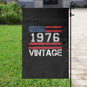 Vintage 50th Birthday Garden Flag Retro 1976 American Flag 50 Year Old TS10 Print Your Wear