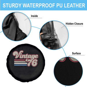 Vintage 50th Birthday Spare Tire Cover Retro 1976 50 Year Old Stripes TS10 Print Your Wear