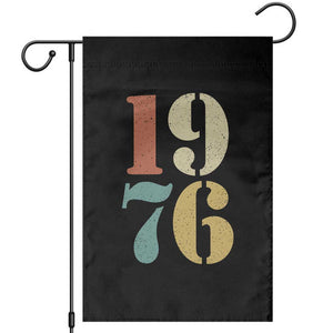 50th Birthday Garden Flag Retro Vintage 1976 50 Year Old Gifts TS10 Black Print Your Wear