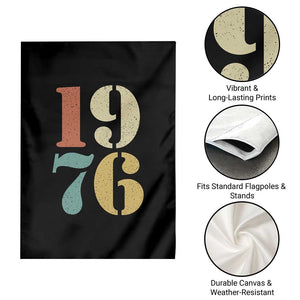 50th Birthday Garden Flag Retro Vintage 1976 50 Year Old Gifts TS10 Print Your Wear