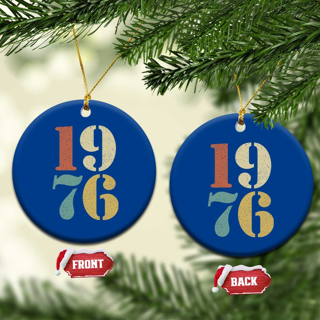 50th Birthday Ceramic Ornament Retro Vintage 1976 50 Year Old Gifts TS10 1pc Blue Print Your Wear