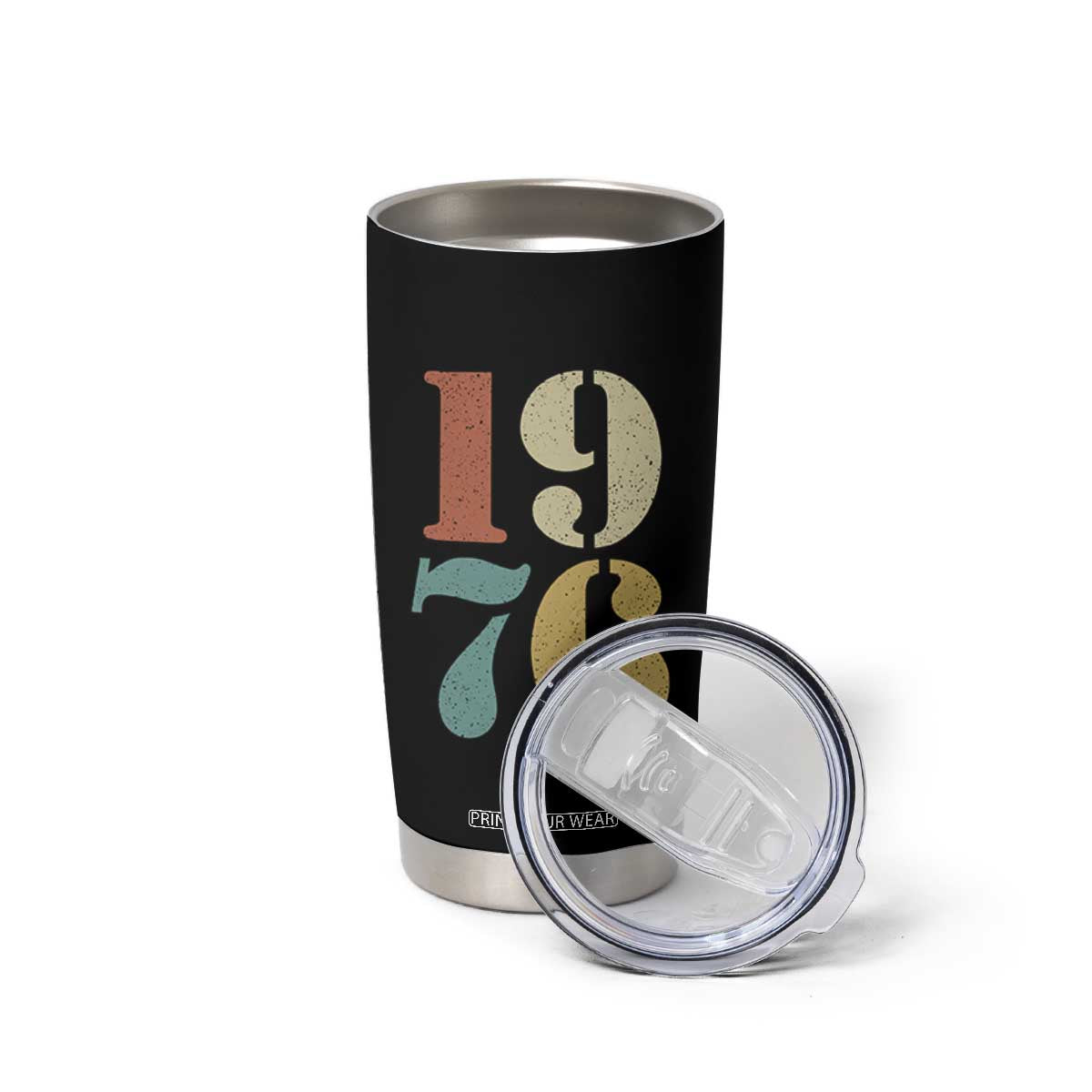 50th Birthday Tumbler Cup Retro Vintage 1976 50 Year Old Gifts TS10 Print Your Wear