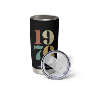 50th Birthday Tumbler Cup Retro Vintage 1976 50 Year Old Gifts TS10 Print Your Wear