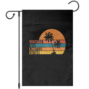 Vintage 1946 Limited Edition Garden Flag Retro Sunset 80th Birthday 80 Year Old Gifts TS10 Black Print Your Wear