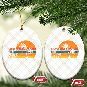 Vintage 1946 Limited Edition Ceramic Ornament Retro Sunset 80th Birthday 80 Year Old Gifts TS10 Print Your Wear
