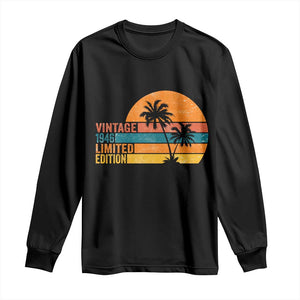 Vintage 1946 Limited Edition Long Sleeve Shirt Retro Sunset 80th Birthday 80 Year Old Gifts TS10 Black Print Your Wear