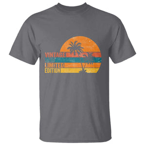 Vintage 1946 Limited Edition T Shirt Retro Sunset 80th Birthday 80 Year Old Gifts TS10 Charcoal Print Your Wear