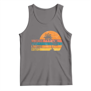 Vintage 1946 Limited Edition Tank Top Retro Sunset 80th Birthday 80 Year Old Gifts TS10 Deep Heather Print Your Wear