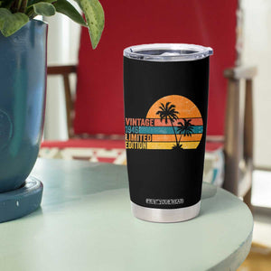 Vintage 1946 Limited Edition Tumbler Cup Retro Sunset 80th Birthday 80 Year Old Gifts TS10 Print Your Wear