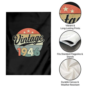 Vintage 1946 Garden Flag 80 Year Old 80th Birthday Gifts TS10 Print Your Wear