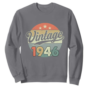 Vintage 1946 Sweatshirt 80 Year Old 80th Birthday Gifts TS10 Charcoal Print Your Wear
