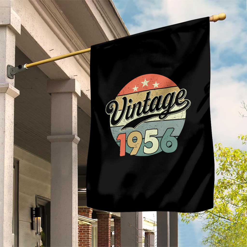 Vintage 1956 Garden Flag 70 Year Old 70th Birthday Gifts TS10 Print Your Wear
