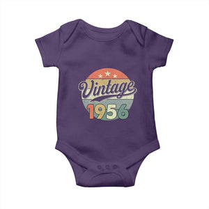 Vintage 1956 Baby Onesie 70 Year Old 70th Birthday Gifts TS10 Purple Print Your Wear