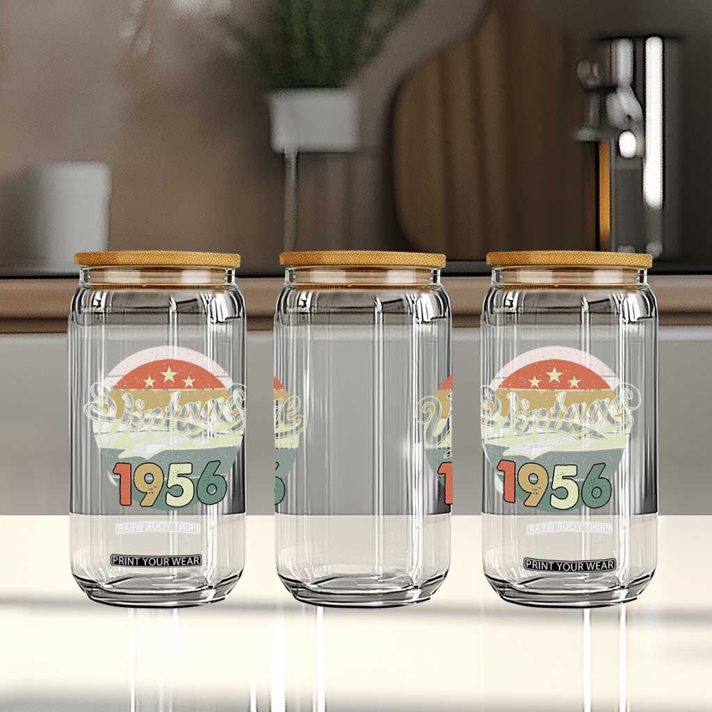 Vintage 1956 Glass Can 70 Year Old 70th Birthday Gifts TS10 Print Your Wear