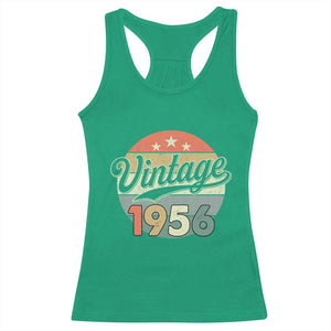 Vintage 1956 Racerback Tank Top 70 Year Old 70th Birthday Gifts TS10 Irish Green Print Your Wear