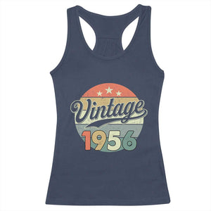 Vintage 1956 Racerback Tank Top 70 Year Old 70th Birthday Gifts TS10 Navy Print Your Wear