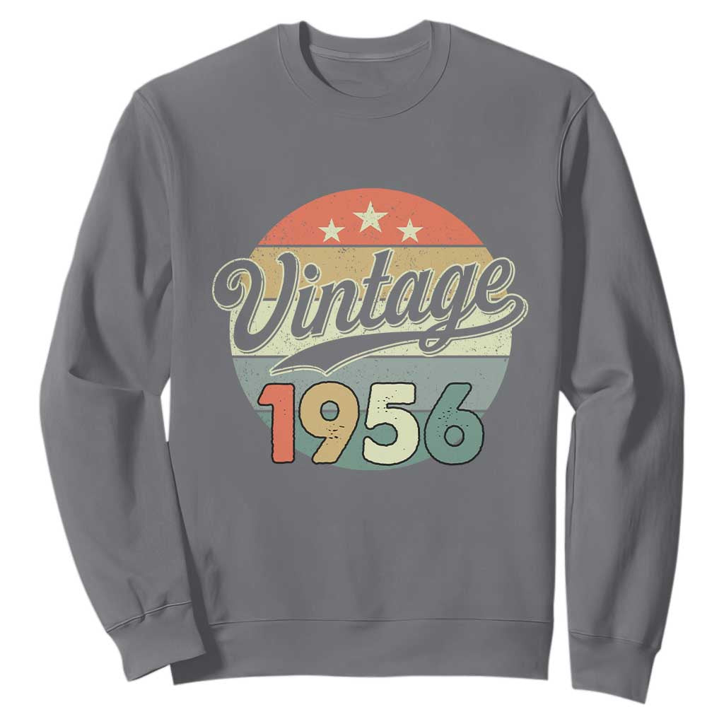 Vintage 1956 Sweatshirt 70 Year Old 70th Birthday Gifts TS10 Charcoal Print Your Wear