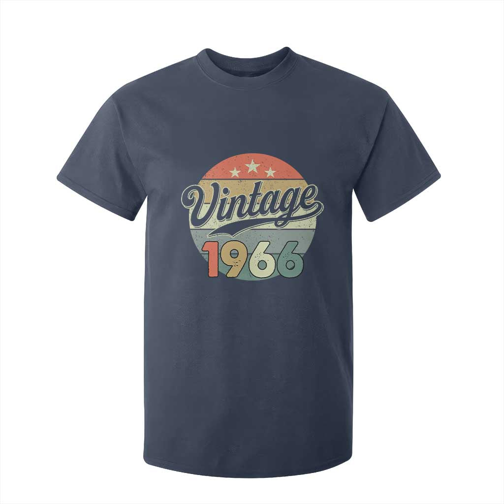 Vintage 1966 T Shirt For Kid 60 Year Old 60th Birthday Gifts TS10 Navy Print Your Wear