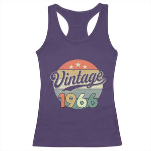 Vintage 1966 Racerback Tank Top 60 Year Old 60th Birthday Gifts TS10 Purple Print Your Wear