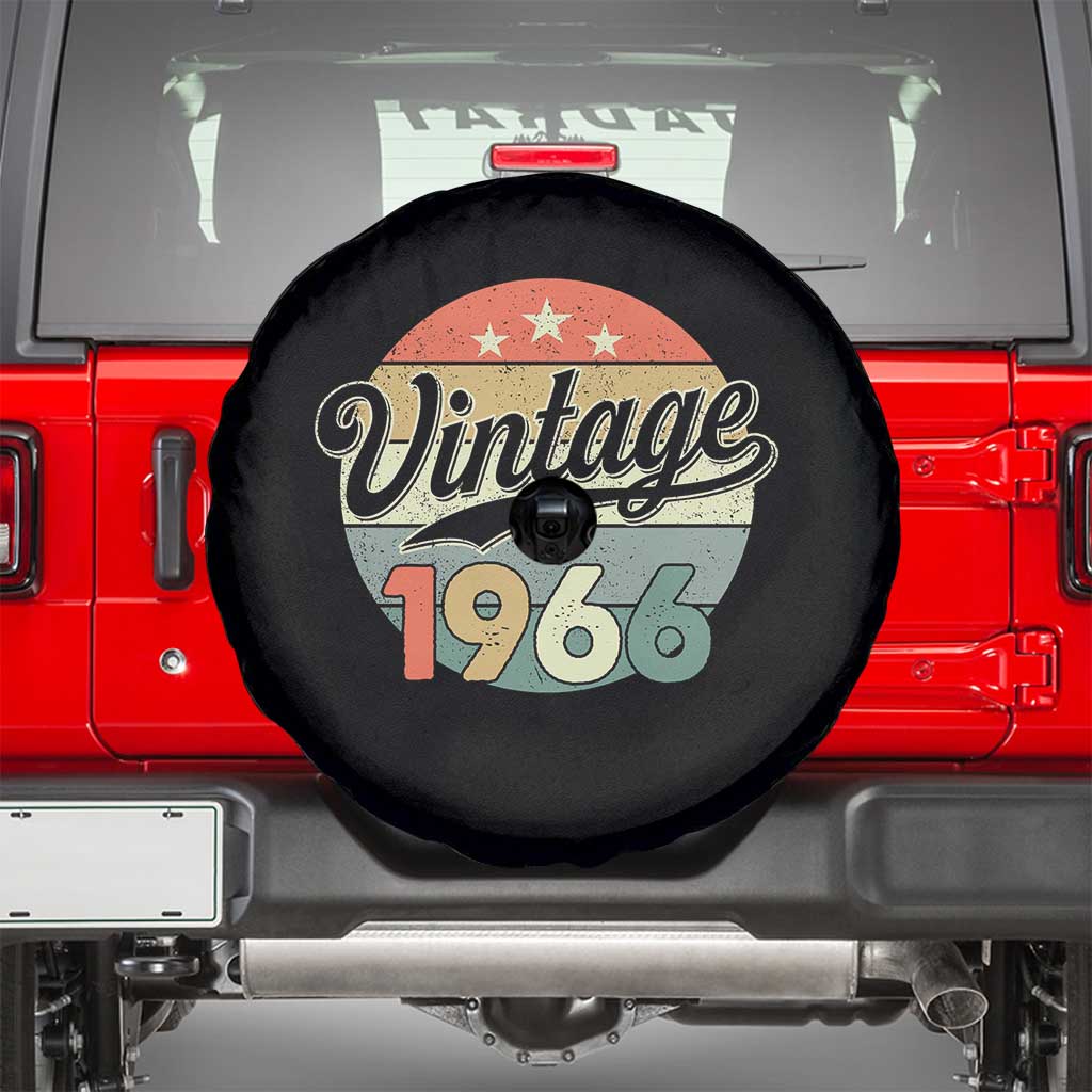 Vintage 1966 Spare Tire Cover 60 Year Old 60th Birthday Gifts TS10 Black Print Your Wear