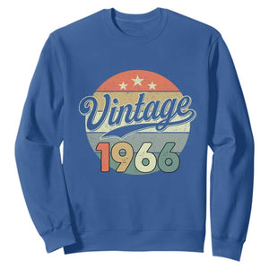 Vintage 1966 Sweatshirt 60 Year Old 60th Birthday Gifts TS10 Royal Blue Print Your Wear