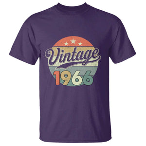 Vintage 1966 T Shirt 60 Year Old 60th Birthday Gifts TS10 Purple Print Your Wear