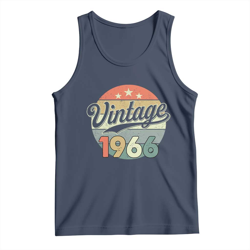 Vintage 1966 Tank Top 60 Year Old 60th Birthday Gifts TS10 Navy Print Your Wear