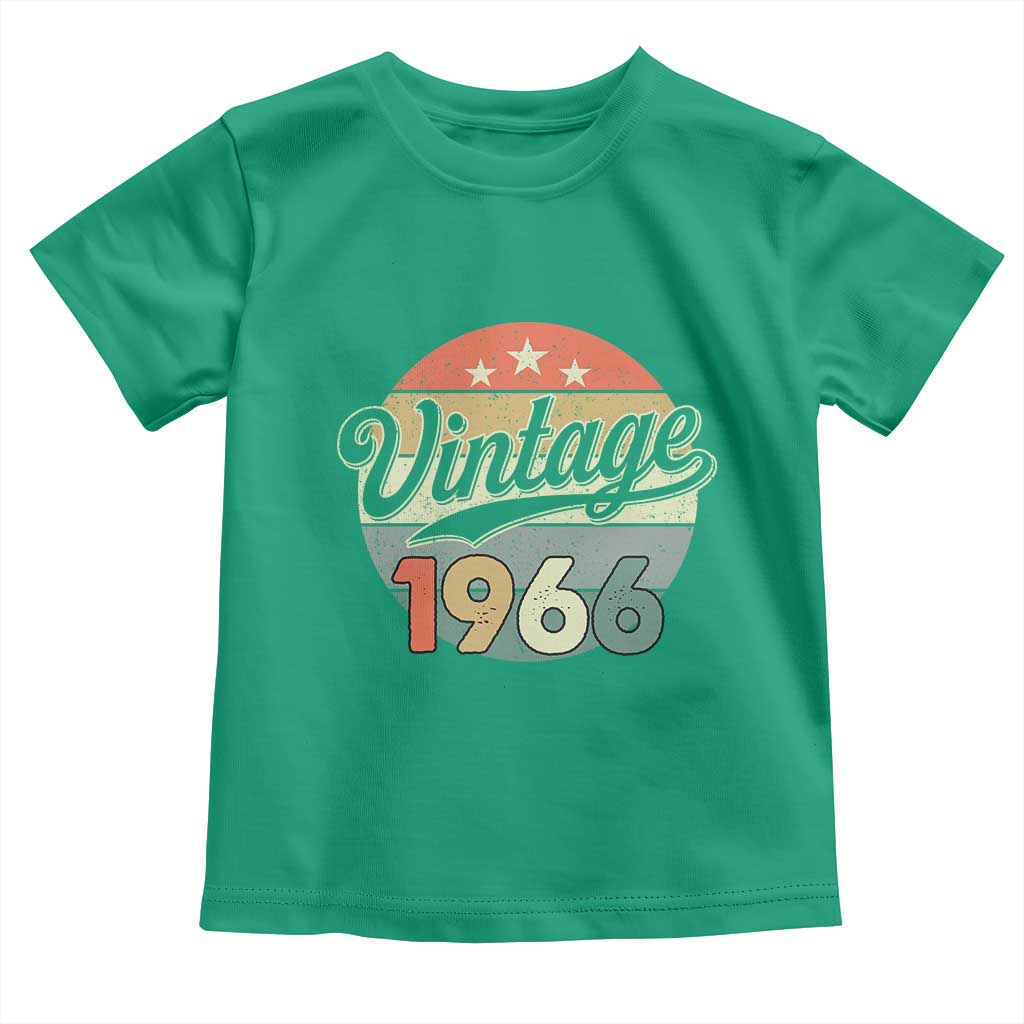 Vintage 1966 Toddler T Shirt 60 Year Old 60th Birthday Gifts TS10 Irish Green Print Your Wear