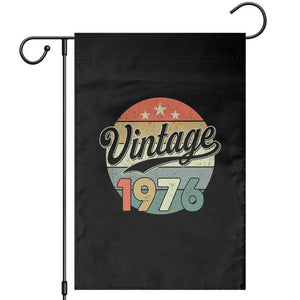 Vintage 1976 Garden Flag 50 Year Old 50th Birthday Gifts TS10 Black Print Your Wear