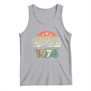Vintage 1976 Tank Top 50 Year Old 50th Birthday Gifts TS10 Athletic Heather Print Your Wear