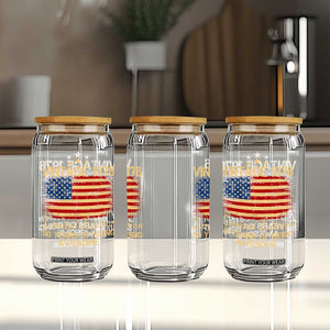 50th Birthday Glass Can Vintage 1976 Limited Edition 50 Year Old Birthday USA Flag TS10 Print Your Wear