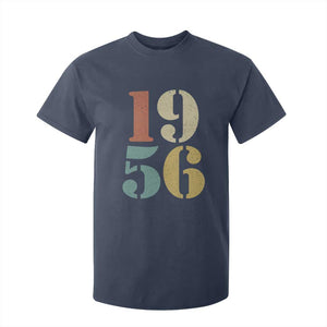 70th Birthday T Shirt For Kid Classic Retro 1956 70 Year Old Gifts TS10 Navy Print Your Wear