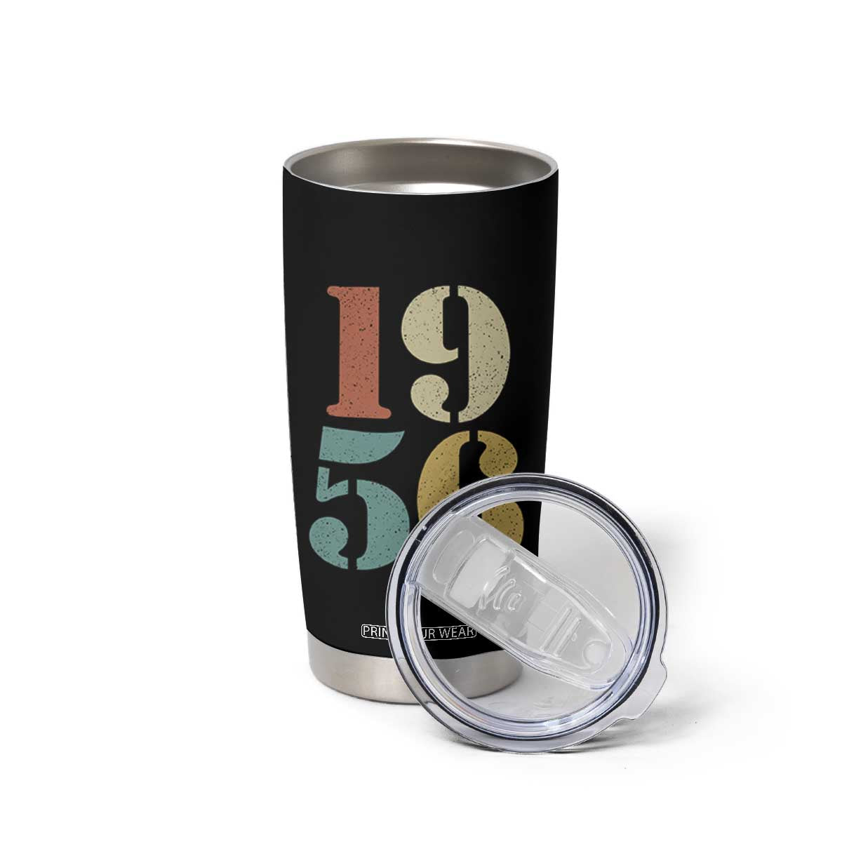 70th Birthday Tumbler Cup Classic Retro 1956 70 Year Old Gifts TS10 Print Your Wear