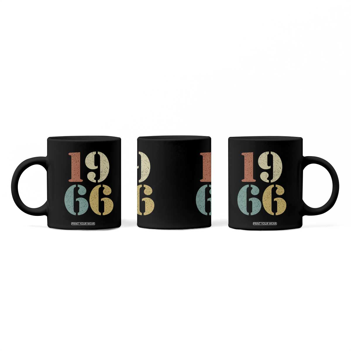 60th Birthday Coffee Mug Classic Retro 1966 60 Year Old Gifts TS10 Print Your Wear