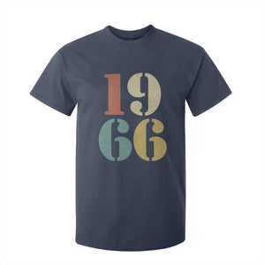 60th Birthday T Shirt For Kid Classic Retro 1966 60 Year Old Gifts TS10 Navy Print Your Wear