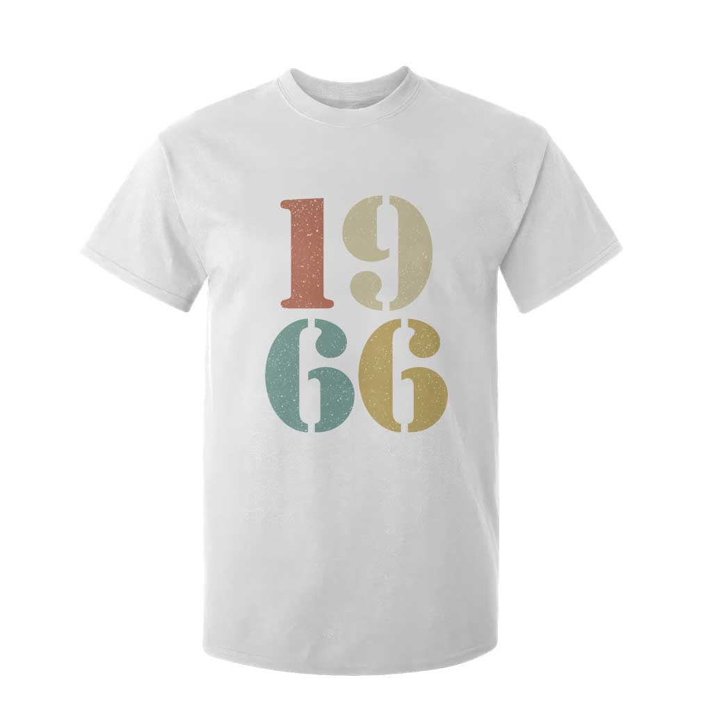 60th Birthday T Shirt For Kid Classic Retro 1966 60 Year Old Gifts TS10 White Print Your Wear