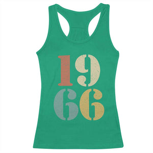 60th Birthday Racerback Tank Top Classic Retro 1966 60 Year Old Gifts TS10 Irish Green Print Your Wear