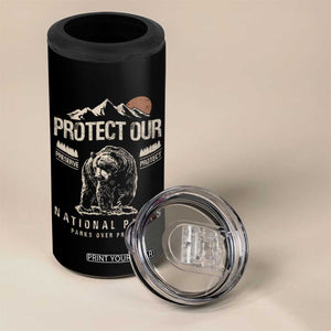 Protect Our National Parks 4 in 1 Can Cooler Tumbler TS10 Print Your Wear